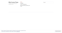 Desktop Screenshot of elliscountytimes.wordpress.com