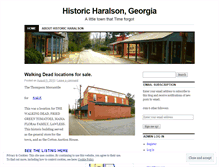 Tablet Screenshot of historicharalson.wordpress.com