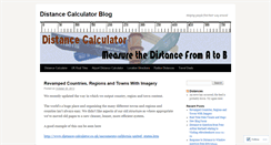 Desktop Screenshot of distancecalculator.wordpress.com