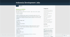 Desktop Screenshot of indodevjobs.wordpress.com