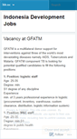 Mobile Screenshot of indodevjobs.wordpress.com