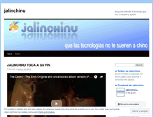Tablet Screenshot of jalinchinu.wordpress.com