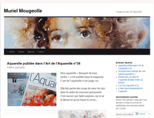 Tablet Screenshot of murielmougeolle.wordpress.com