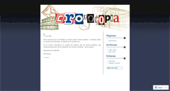 Desktop Screenshot of cronotopia.wordpress.com