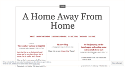 Desktop Screenshot of homeawayfromhome.wordpress.com