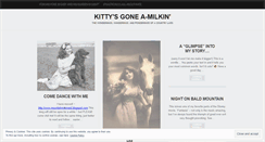 Desktop Screenshot of gonemilkin.wordpress.com