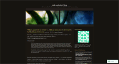 Desktop Screenshot of andrader.wordpress.com
