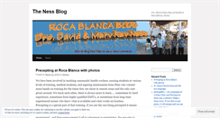 Desktop Screenshot of nessblog.wordpress.com