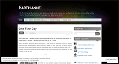 Desktop Screenshot of earthianne.wordpress.com