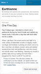 Mobile Screenshot of earthianne.wordpress.com