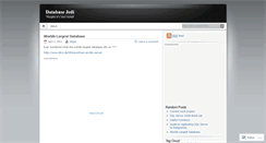 Desktop Screenshot of dbjedi.wordpress.com