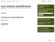 Tablet Screenshot of cineforumbcn.wordpress.com