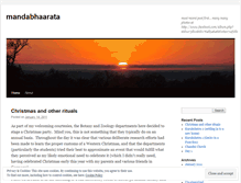 Tablet Screenshot of mandabhaarata.wordpress.com