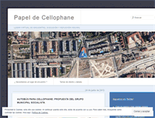 Tablet Screenshot of papeldecellophane.wordpress.com