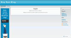 Desktop Screenshot of buybye.wordpress.com