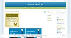 Desktop Screenshot of greenvilleteaparty.wordpress.com