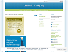 Tablet Screenshot of greenvilleteaparty.wordpress.com