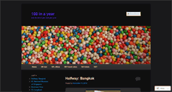 Desktop Screenshot of 100inayear.wordpress.com