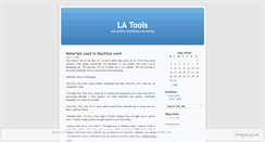 Desktop Screenshot of latools.wordpress.com