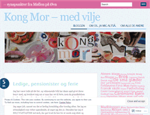 Tablet Screenshot of kongmorsverden.wordpress.com