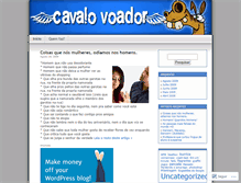 Tablet Screenshot of cavalovoador.wordpress.com