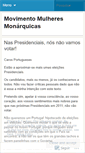 Mobile Screenshot of movimentomulheresmonarquicas.wordpress.com