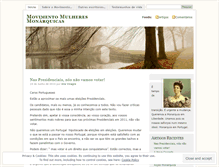 Tablet Screenshot of movimentomulheresmonarquicas.wordpress.com