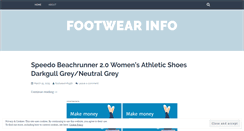 Desktop Screenshot of footwearinfog6r.wordpress.com