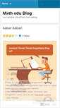 Mobile Screenshot of mathedu08.wordpress.com