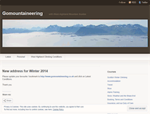 Tablet Screenshot of gomountaineering.wordpress.com