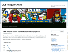 Tablet Screenshot of caity12clubpenguincheats.wordpress.com