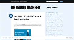 Desktop Screenshot of drimranwaheed.wordpress.com