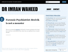 Tablet Screenshot of drimranwaheed.wordpress.com