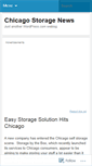 Mobile Screenshot of chicagostorage.wordpress.com