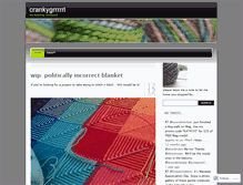 Tablet Screenshot of crankygrrrrrl.wordpress.com