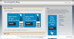 Desktop Screenshot of gunningarts.wordpress.com