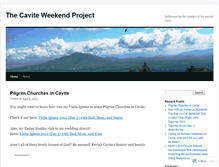 Tablet Screenshot of caviteweekendproject.wordpress.com