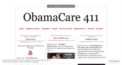 Desktop Screenshot of obamacare411.wordpress.com