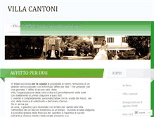 Tablet Screenshot of casacantoni.wordpress.com