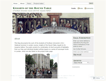 Tablet Screenshot of knightsofheroundtablefordham.wordpress.com