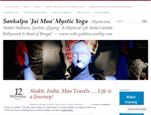 Tablet Screenshot of mysticyoga.wordpress.com