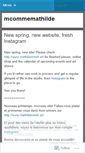 Mobile Screenshot of mcommemathilde.wordpress.com