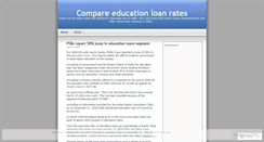 Desktop Screenshot of educationalloan.wordpress.com