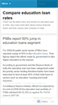 Mobile Screenshot of educationalloan.wordpress.com