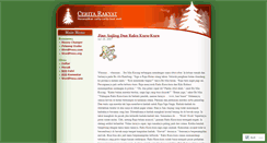 Desktop Screenshot of ceritaanak.wordpress.com