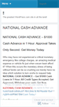 Mobile Screenshot of nationalcashadvance2013w.wordpress.com