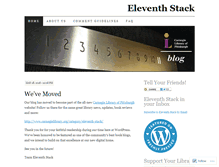 Tablet Screenshot of eleventhstack.wordpress.com