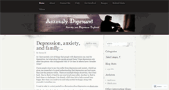 Desktop Screenshot of anxiouslydepressed.wordpress.com