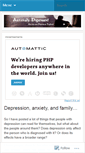 Mobile Screenshot of anxiouslydepressed.wordpress.com