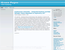 Tablet Screenshot of gpages.wordpress.com